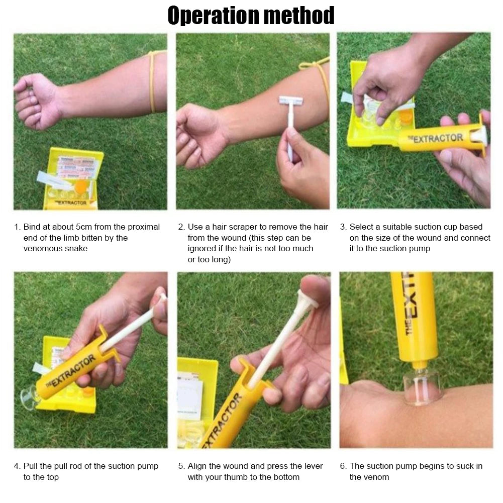 Kit aspirateur de venin — Morsures & Piqûres Trail